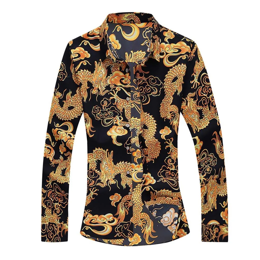 Hawcoar Men's Casual Printing Colorful Slim Long Sleeve Dress Shirt Blouse Tops Wholesale Free Ship Z4
Hawcoar Men's Casual Printing Colorful Slim Long Sleeve Dress Shirt Blouse Tops Wholesale Free Ship Z4