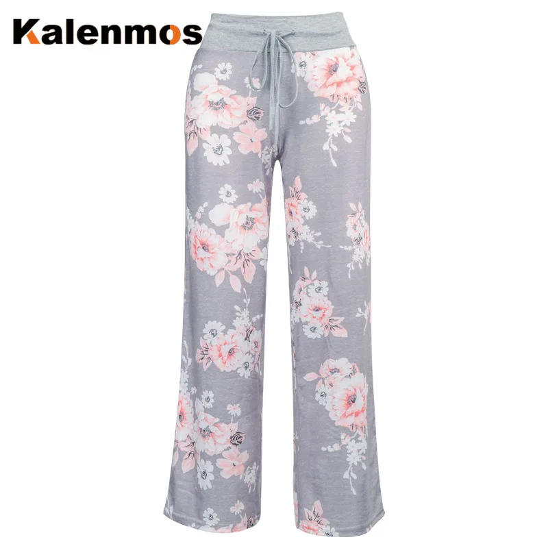 Cotton Wide Leg Pants Women Autumn Print Flower KALENMOS Streetwear High Waist Pants Elastic Casual Drawstring Long Trousers
Cotton Wide Leg Pants Women Autumn Print Flower KALENMOS Streetwear High Waist Pants Elastic Casual Drawstring Long Trousers