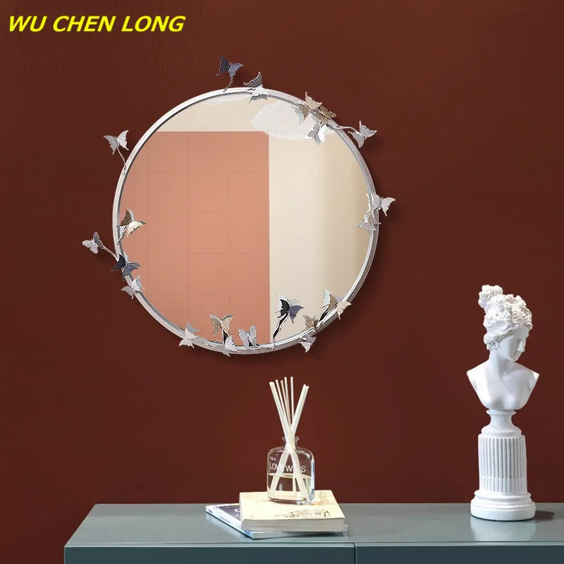 WU CHEN LONG Modern Resin Embossed Butterfly Mirror Wall Hanging Bathroom Mirror Wall Decor Crafts Home Makeup Wall Mural R5636
WU CHEN LONG Modern Resin Embossed Butterfly Mirror Wall Hanging Bathroom Mirror Wall Decor Crafts Home Makeup Wall Mural R5636