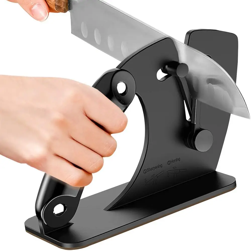 Auto-adjust knife sharpener professional sharpening system kitchen sharpening stone
Auto-adjust knife sharpener professional sharpening system kitchen sharpening stone