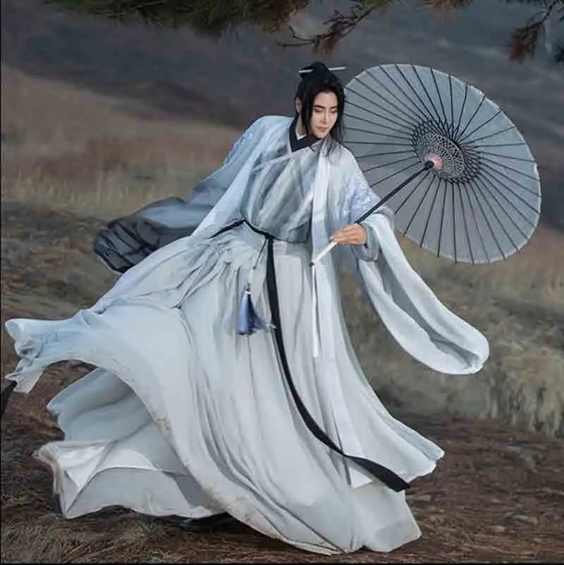 Plus Size 4XL Hanfu Men&Women Chinese Ancient Traditional Gradient Grey Hanfu Adult Cosplay Costume Hanfu Black For Men&Women
Plus Size 4XL Hanfu Men&Women Chinese Ancient Traditional Gradient Grey Hanfu Adult Cosplay Costume Hanfu Black For Men&Women