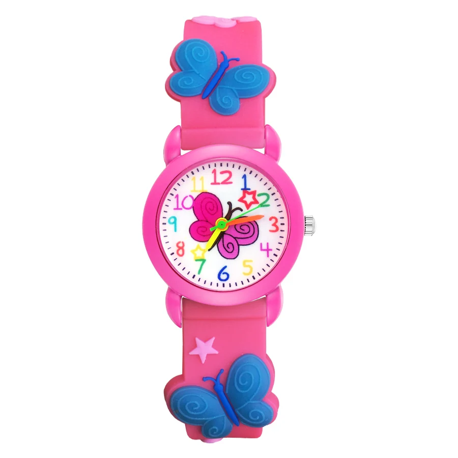 Fashion Cartoon butterfly chrysanthemum style Children's Watches Kids Student Girls Quartz 3D Silicone Wrist Watch JP02
Fashion Cartoon butterfly chrysanthemum style Children's Watches Kids Student Girls Quartz 3D Silicone Wrist Watch JP02