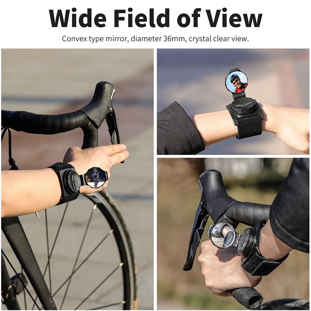 WEST BIKING Bike Bicycle Wrist Rearview Rear View Mirror Cycling Accessory Mountain Bike 360 Degree Rotating Adjustable Band
WEST BIKING Bike Bicycle Wrist Rearview Rear View Mirror Cycling Accessory Mountain Bike 360 Degree Rotating Adjustable Band
