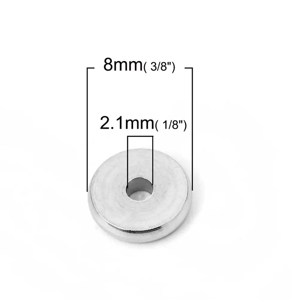 DoreenBeads 304 Stainless Steel Spacer Beads Round Silver Color 4mm/5mm/6mm/7mm/8mm DIY Making Necklace Bracelet Fashion Jewelry
DoreenBeads 304 Stainless Steel Spacer Beads Round Silver Color 4mm/5mm/6mm/7mm/8mm DIY Making Necklace Bracelet Fashion Jewelry