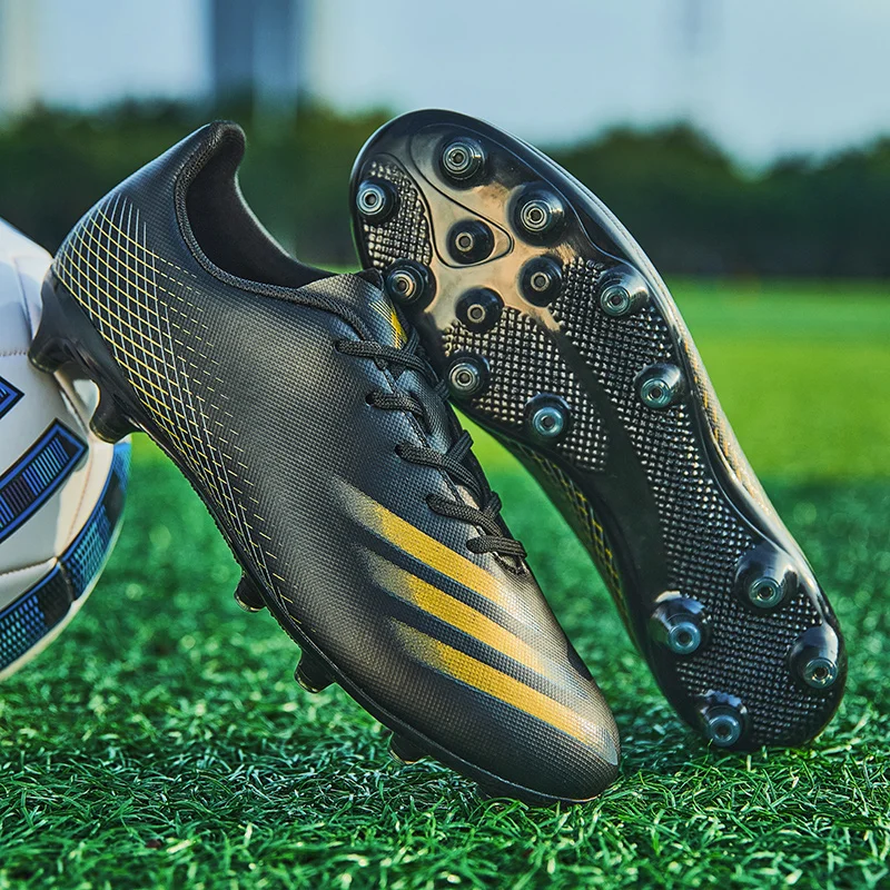 2021 New Arrival Men's Soccer Shoes Large Size Ultralight Football Boots Boys Sneakers Non-Slip AG/TF Soccer Cleats Ankle Boots
2021 New Arrival Men's Soccer Shoes Large Size Ultralight Football Boots Boys Sneakers Non-Slip AG/TF Soccer Cleats Ankle Boots