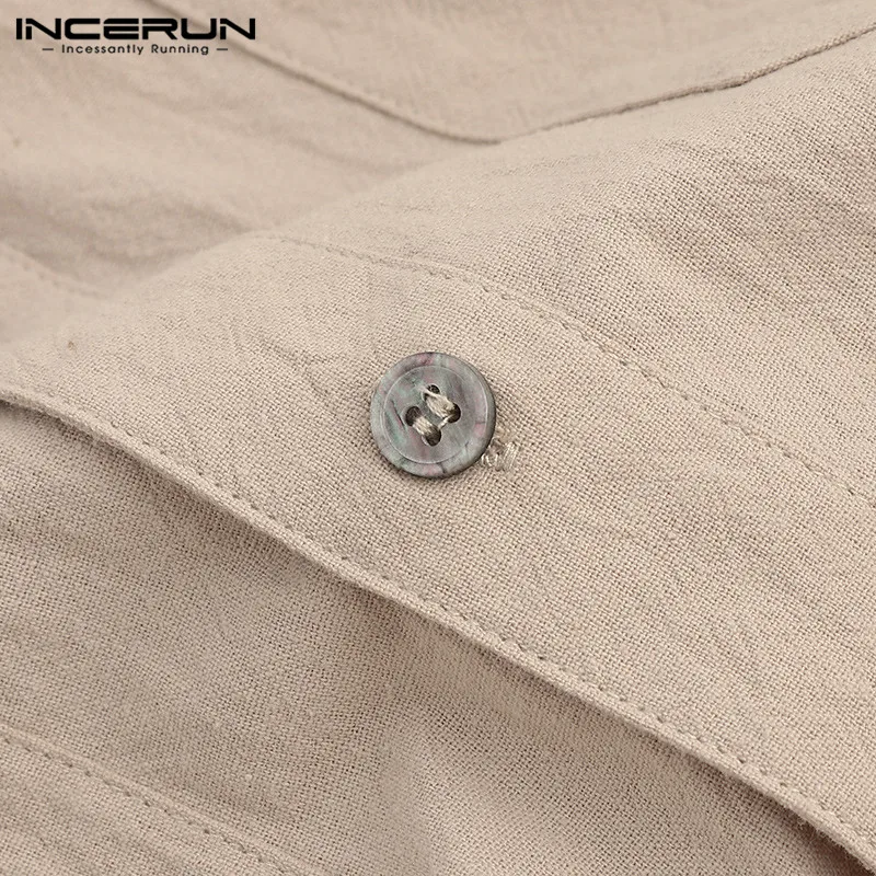 INCERUN Men Shirts Long Sleeve Lapel Neck Camisa Vintage Solid Color Chemise Man Double Pockets Cotton Shirts Buttons Blouse 5XL
INCERUN Men Shirts Long Sleeve Lapel Neck Camisa Vintage Solid Color Chemise Man Double Pockets Cotton Shirts Buttons Blouse 5XL