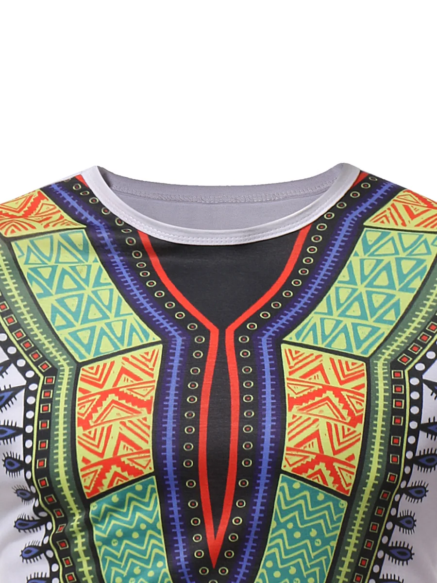 Африканская Дашики Мужская африканская одежда Новинка лета 2021 облегающая с