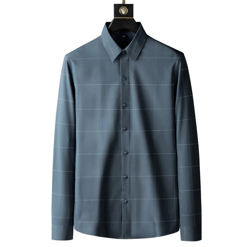 2021 new luxury business shirt long sleeve fashionable Plaid Shirt versatile casual shirt
2021 new luxury business shirt long sleeve fashionable Plaid Shirt versatile casual shirt