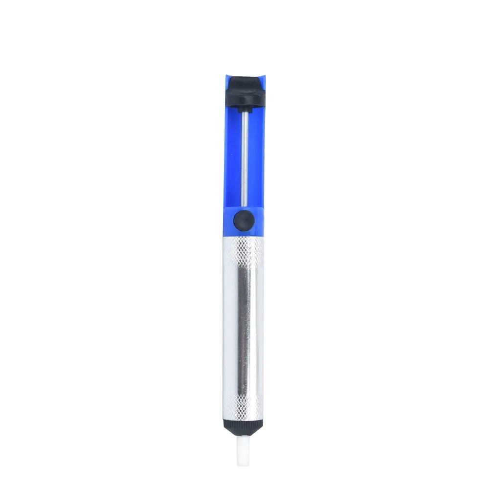 Desoldering Tool Manual Operation Desoldering Pump Solder Sucker Semi Aluminium Alloy 185mm*20mm Blue+sliver 0.03kg CN;GUA
Desoldering Tool Manual Operation Desoldering Pump Solder Sucker Semi Aluminium Alloy 185mm*20mm Blue+sliver 0.03kg CN;GUA