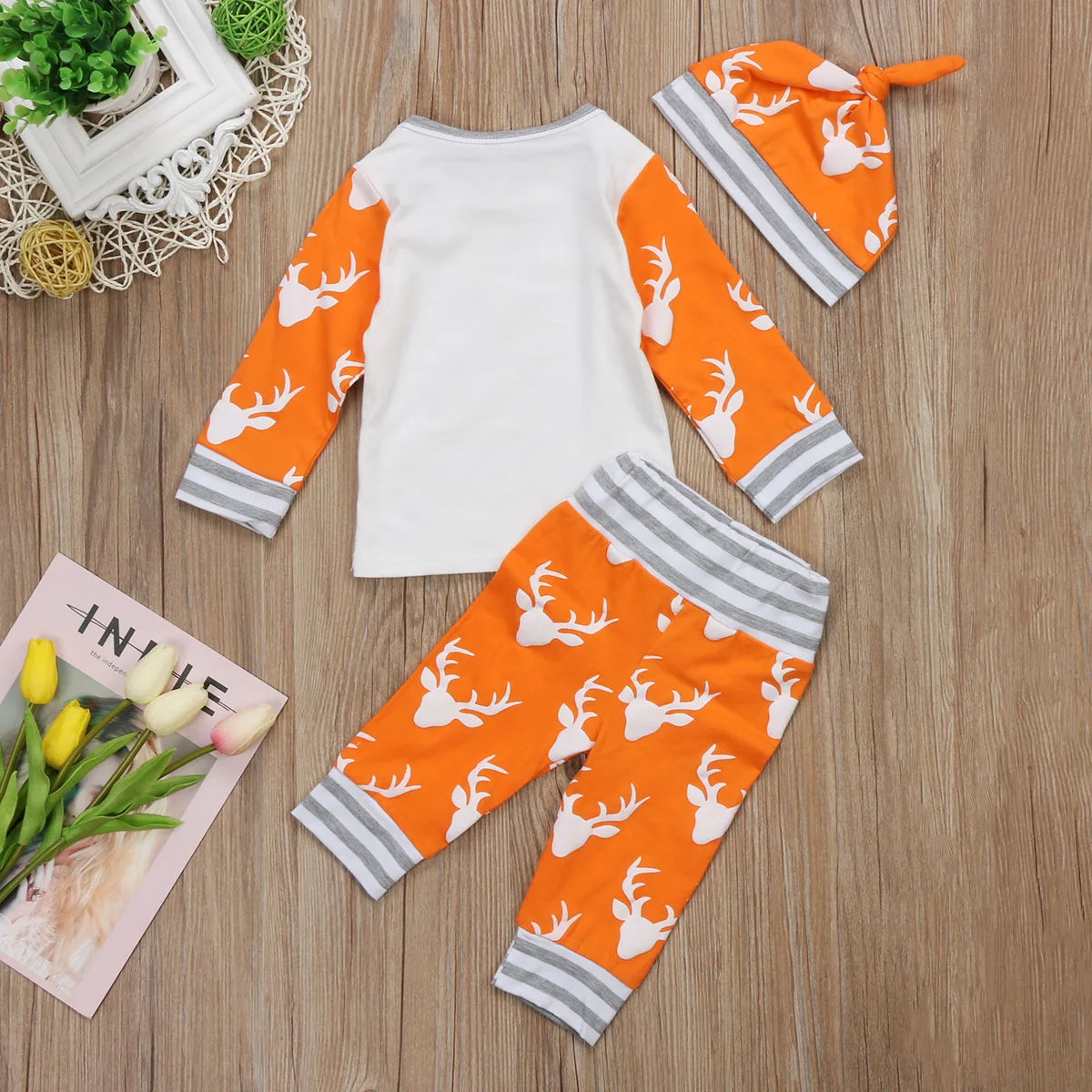 Christmas Autumn Long Sleeve Infant Newborn Baby Boy Girl Clothes 0-18M T-shirt Tops+Deer Pants Hat 3pcs Set Clothing OutfIt
Christmas Autumn Long Sleeve Infant Newborn Baby Boy Girl Clothes 0-18M T-shirt Tops+Deer Pants Hat 3pcs Set Clothing OutfIt