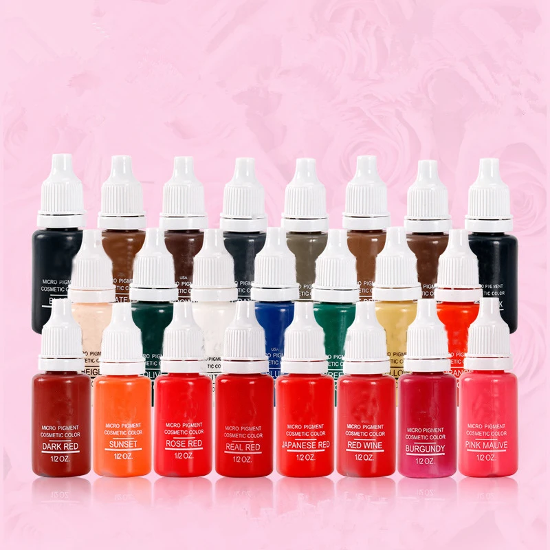 Top 23PCS Permanent Makeup Micro Pigment Color Cosmetic Tattoo Ink for Permanent Makeup Eyebrow Eyeliner Lip Tattooing Supplies
Top 23PCS Permanent Makeup Micro Pigment Color Cosmetic Tattoo Ink for Permanent Makeup Eyebrow Eyeliner Lip Tattooing Supplies