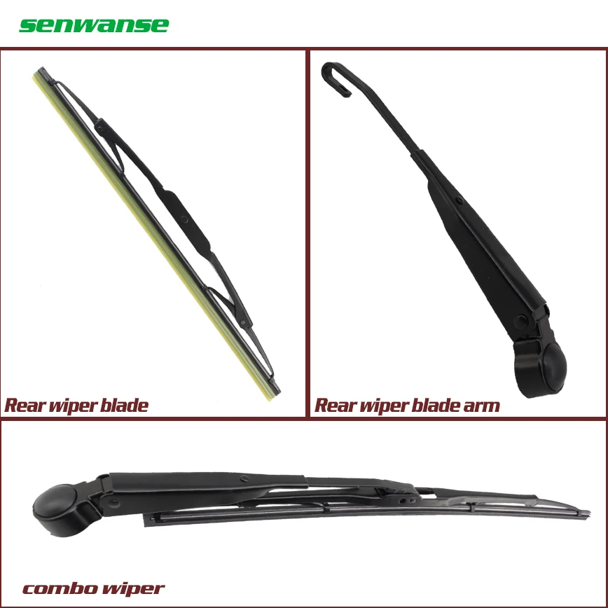 Senwanse 11 inch Rear Wiper Blade and Arm for Ford Fiesta Hatchback 2001 - 2008 Back Windshield Windscreen Wiper Blade
Senwanse 11 inch Rear Wiper Blade and Arm for Ford Fiesta Hatchback 2001 - 2008 Back Windshield Windscreen Wiper Blade