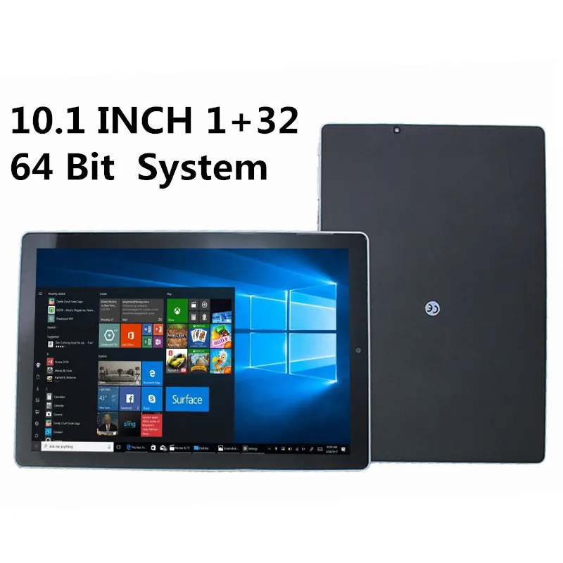 

64 Bit 1GB/2GB RAM 32G ROM 10.1 '' Windows 10 NX16A X5- Z8350 CPU Dual Camera WIFI 5000mAh Quad Core 1280 x 800 IPS