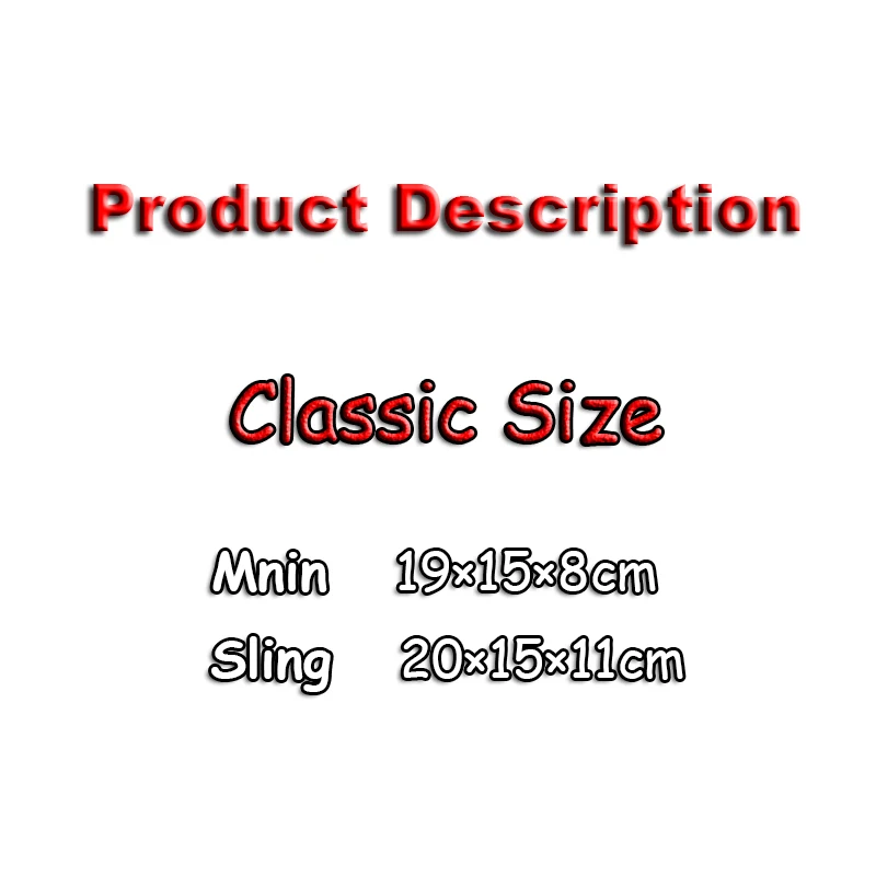 Your OWN design brand logo/Choose the color pattern you buy/2020 New classic mnin version amd sling version 
Your OWN design brand logo/Choose the color pattern you buy/2020 New classic mnin version amd sling version