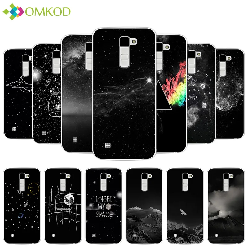 Чехол для LG K10 Lte K 10 M2 K410 K420N K430DS F670 двойной Мягкий силиконовый чехол с изображением