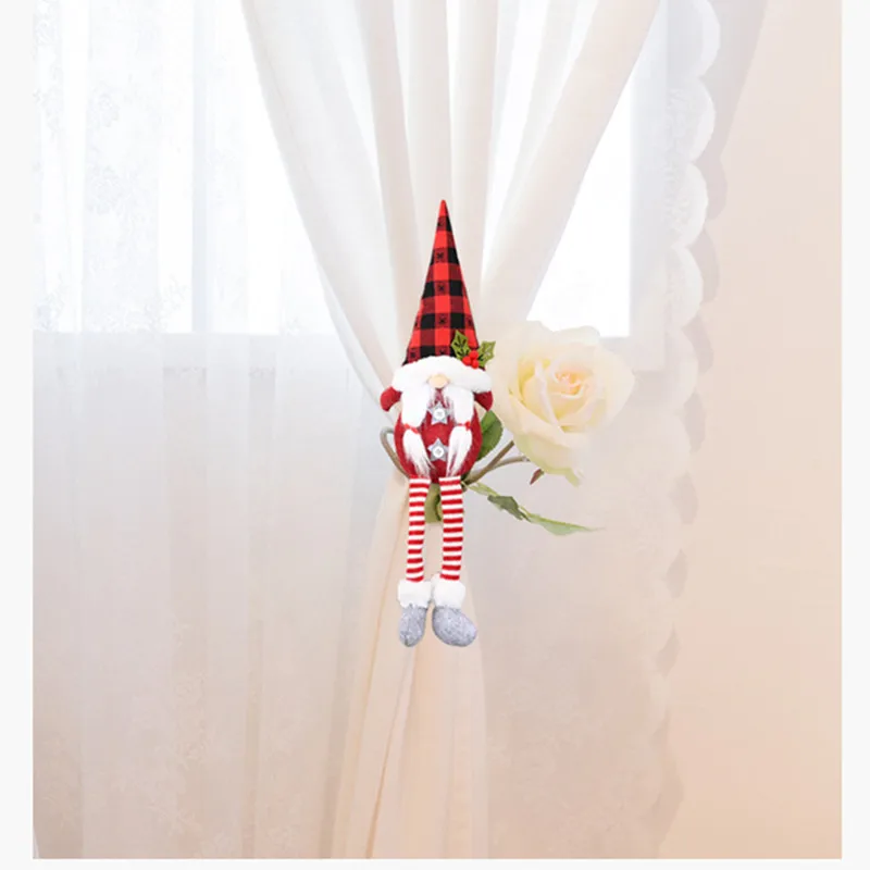 Santa Claus Christmas Decor Faceless Gnome Dolls Curtain Buckle Christmas Decorations for Home Door Hanger Happy New Year 2021 
Santa Claus Christmas Decor Faceless Gnome Dolls Curtain Buckle Christmas Decorations for Home Door Hanger Happy New Year 2021