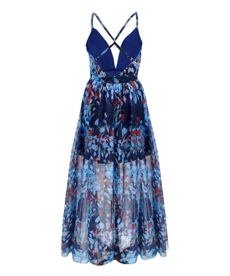 Summer V-neck Suspender Dress Floor-Length Printed Spaghetti Strap Chiffon Dress Bohemian Dresses Sexy Strapless Halter Dress
Summer V-neck Suspender Dress Floor-Length Printed Spaghetti Strap Chiffon Dress Bohemian Dresses Sexy Strapless Halter Dress