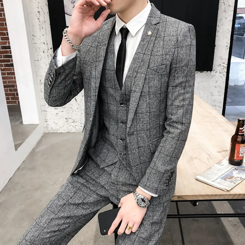 Three-piece Suits,professional Tailored Suits, Bridesmaids' Clothing,suits for Men,mens Suits 3 Piece(Coat+Pants+Vest)
Three-piece Suits,professional Tailored Suits, Bridesmaids' Clothing,suits for Men,mens Suits 3 Piece(Coat+Pants+Vest)