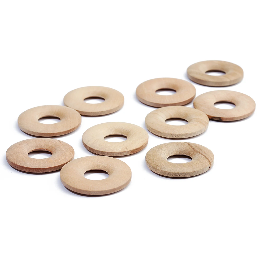 Ciseng 20pcs Flat Round Wood Ring Dia 30mm Big Hole 11mm for Necklace Bracelet Connector Handmade DIY Jewelry Making Findings
Ciseng 20pcs Flat Round Wood Ring Dia 30mm Big Hole 11mm for Necklace Bracelet Connector Handmade DIY Jewelry Making Findings