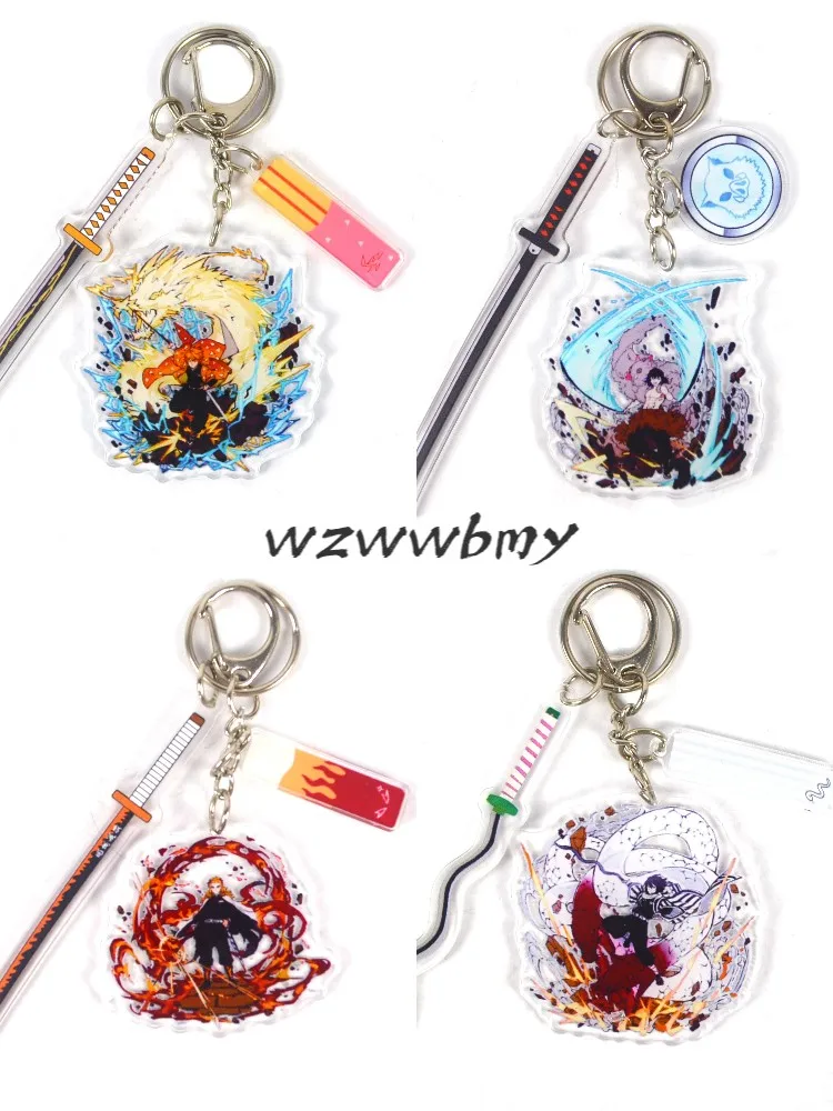 New Anime Demon Slayer Kimetsu No Yaiba Demon Slayer Sword Keychains Accessories Acrylic Key Rings Bag Pendants Collection Props
New Anime Demon Slayer Kimetsu No Yaiba Demon Slayer Sword Keychains Accessories Acrylic Key Rings Bag Pendants Collection Props
