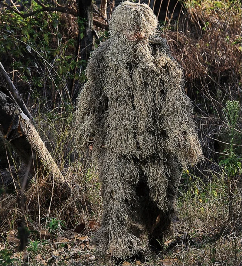 Sniper Camouflage Suit Hunting Ghillie Suit Secretive Hunting Clothes Invisibility Army Airsoft Shooting Military Uniform
Sniper Camouflage Suit Hunting Ghillie Suit Secretive Hunting Clothes Invisibility Army Airsoft Shooting Military Uniform