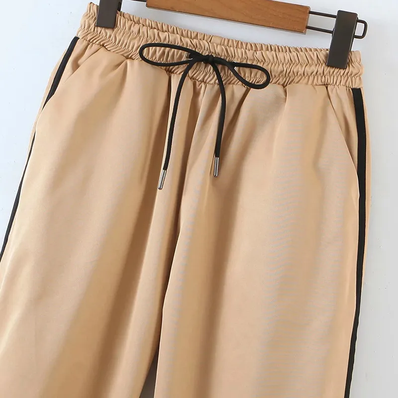Fashion Women Casual Khaki Long Pants Drawstring Elastic Waist Sweatpants Sport Wear Regular Fit Ladies Pencil Trousers
Fashion Women Casual Khaki Long Pants Drawstring Elastic Waist Sweatpants Sport Wear Regular Fit Ladies Pencil Trousers