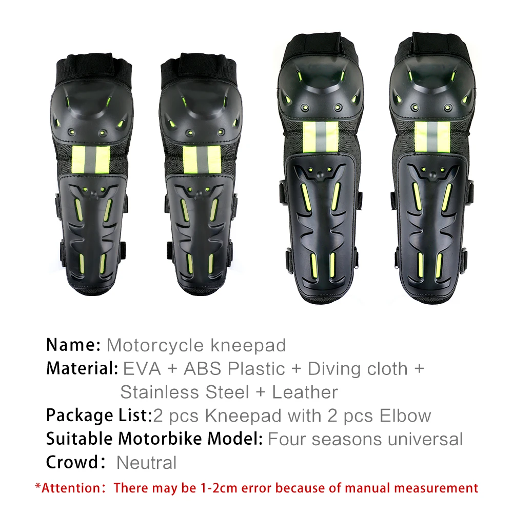 Riding Cross-Country Road Knee Pads Motorcycle Night Reflective Protective Gear Motocross Racing Knee Protective Shell
Riding Cross-Country Road Knee Pads Motorcycle Night Reflective Protective Gear Motocross Racing Knee Protective Shell