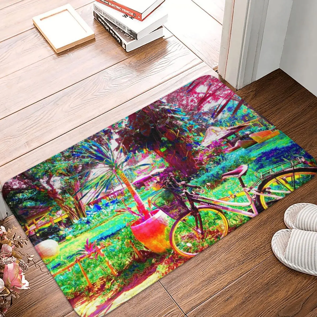 Rainbow Island Doormat Carpet Mat Rug Polyester PVC Anti-slip Floor Decor Bath Bathroom Kitchen Balcony 40x60
Rainbow Island Doormat Carpet Mat Rug Polyester PVC Anti-slip Floor Decor Bath Bathroom Kitchen Balcony 40x60