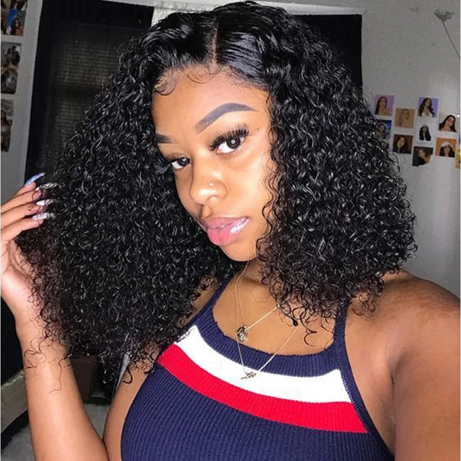 Kinky Curly Wig Human Hair 13x4 Short Bob Lace Front Wig Pre-plucked Brazilian Lace Front Human Hair Wig Remy Hair Vrvogue
Kinky Curly Wig Human Hair 13x4 Short Bob Lace Front Wig Pre-plucked Brazilian Lace Front Human Hair Wig Remy Hair Vrvogue