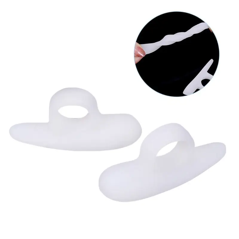 2Pcs Hammer Toe Cushion Silicone Protector Corrector Straightener Bunion Guard 
2Pcs Hammer Toe Cushion Silicone Protector Corrector Straightener Bunion Guard