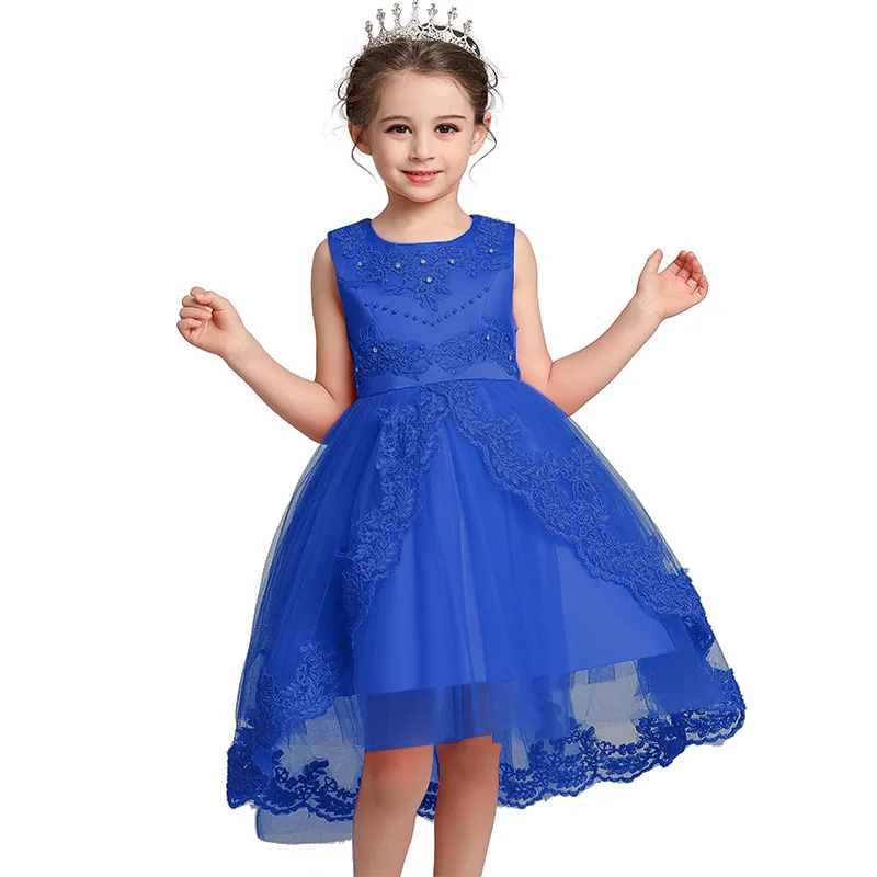 Детское платье для девочек Элегантное летнее принцессы свадьбы дня рождения