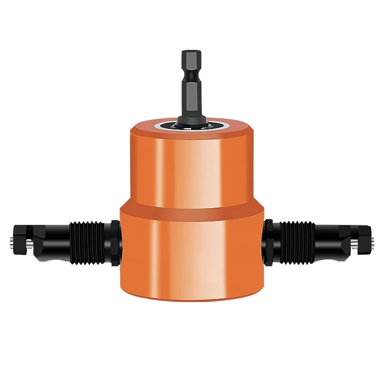 360 Degree Rotating Double Head Thin Sheet Metal Cutter,Nibbler Drill Attachment for Straight Curve and Circle Cutting
360 Degree Rotating Double Head Thin Sheet Metal Cutter,Nibbler Drill Attachment for Straight Curve and Circle Cutting