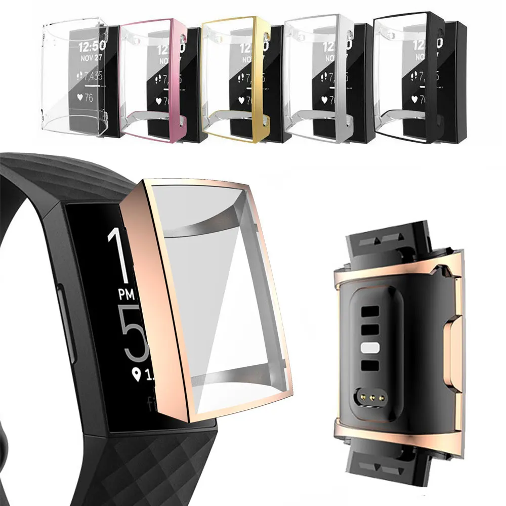 TPU Watch Screen Protector Case for Fitbit Charge 2 3 4 Ultra Thin Slim Soft Smartwatch Cover Waterproof Protective Bumper Shell
TPU Watch Screen Protector Case for Fitbit Charge 2 3 4 Ultra Thin Slim Soft Smartwatch Cover Waterproof Protective Bumper Shell