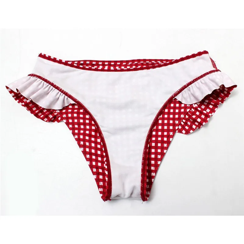 Bikinis Set Plaid High Waist Ruffle Women's Swimsuit Sexy Two Piece Bathing Suits Swimming Women Dot Swimsuit Push-up Bikini Set
Bikinis Set Plaid High Waist Ruffle Women's Swimsuit Sexy Two Piece Bathing Suits Swimming Women Dot Swimsuit Push-up Bikini Set