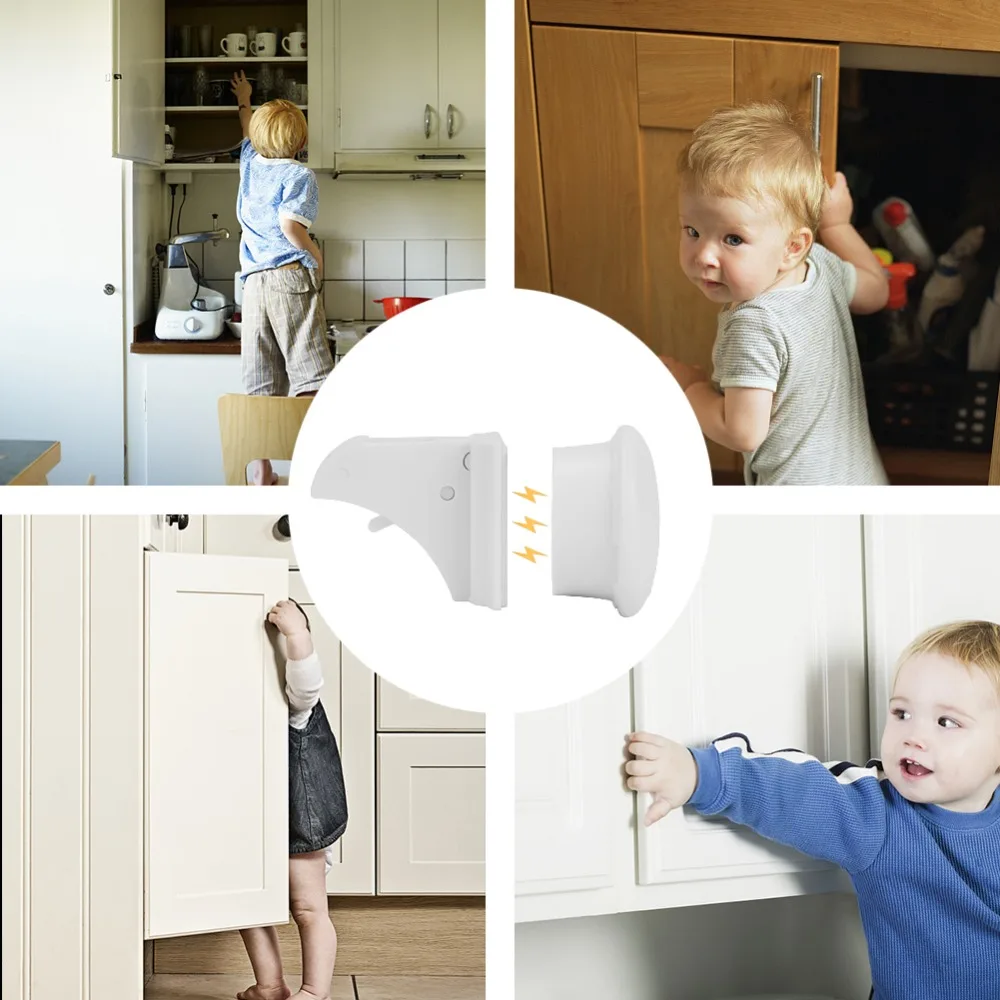 10Locks 2 keys Baby Safety Magnetic Locks Set Child Kids Protection Cabinet Door Drawer Locker Security Cupboard Childproof Lock
10Locks 2 keys Baby Safety Magnetic Locks Set Child Kids Protection Cabinet Door Drawer Locker Security Cupboard Childproof Lock
