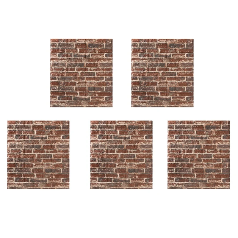 5Pcs Antique Brick Pattern 3D Wall Stickers Are Used for Living Room, TV Background, Bedroom and Other Decoration
5Pcs Antique Brick Pattern 3D Wall Stickers Are Used for Living Room, TV Background, Bedroom and Other Decoration