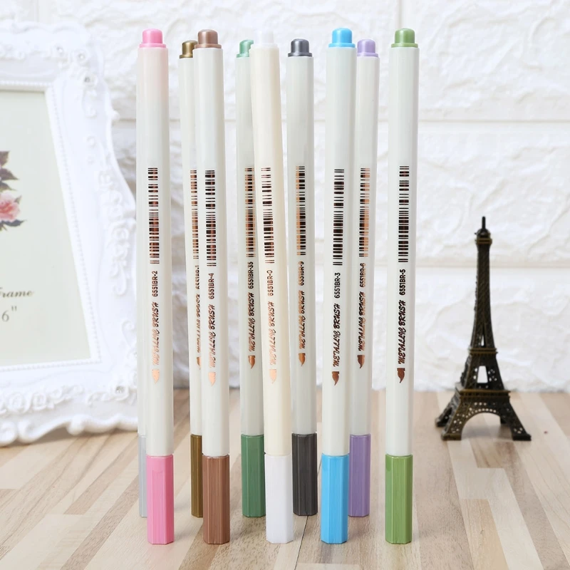 10pcs Metallic Colored Ink Water Chalk Pen For Scrapbook Photo Album Art Marker
10pcs Metallic Colored Ink Water Chalk Pen For Scrapbook Photo Album Art Marker