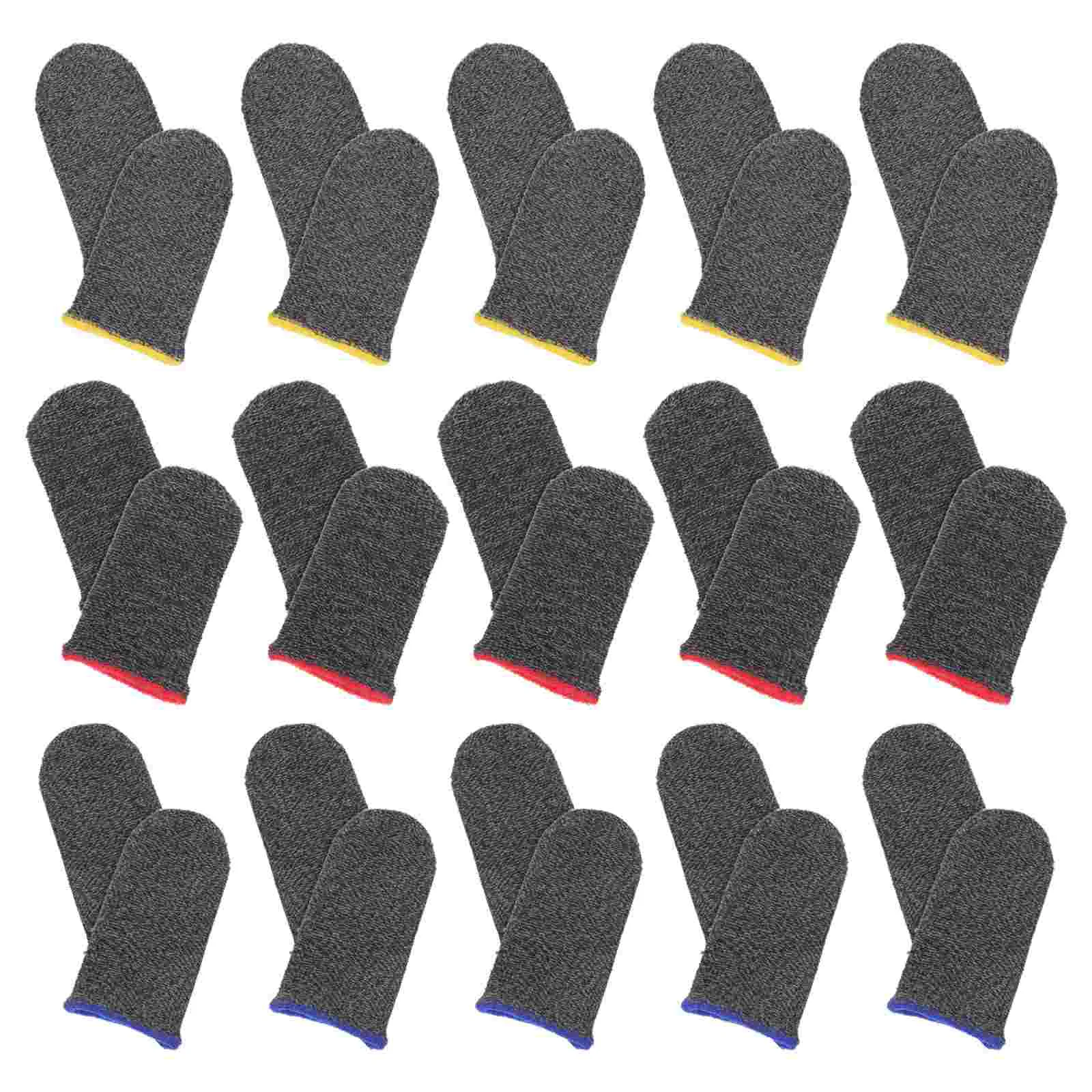 30pcs Comfortable Game Playing Use Finger Sleeves Practical Finger Covers 
30pcs Comfortable Game Playing Use Finger Sleeves Practical Finger Covers