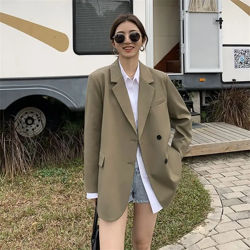 Boyfriend Style 2022 New Korean Style Plus Size Black Womens Blazers Casual Blazer Oversized Blazer Feminino Chaketas de mujer
Boyfriend Style 2022 New Korean Style Plus Size Black Womens Blazers Casual Blazer Oversized Blazer Feminino Chaketas de mujer