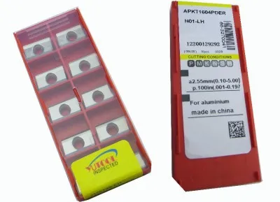 New 10PCS APKT1135PDER APKT1604PDER ALuminium Carbide Insert Milling cutter
New 10PCS APKT1135PDER APKT1604PDER ALuminium Carbide Insert Milling cutter