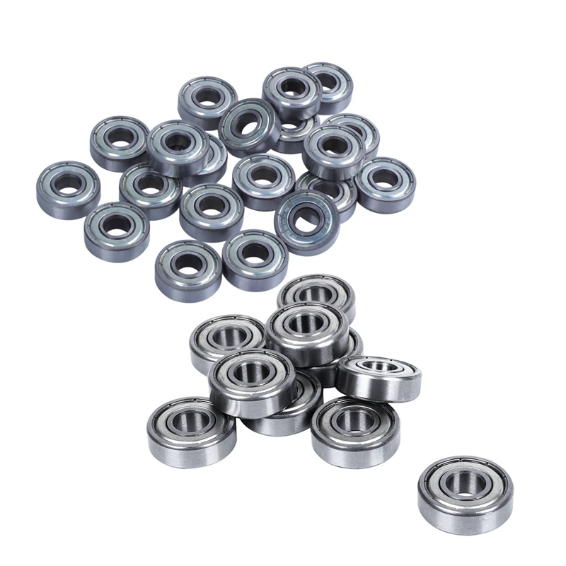 30 Pcs Bearings:10 Pcs Deep Groove Ball Bearing 6000-ZZ & 20 Pcs 608 ZZ Skateboard Bearings, Miniature Ball Bearings
30 Pcs Bearings:10 Pcs Deep Groove Ball Bearing 6000-ZZ & 20 Pcs 608 ZZ Skateboard Bearings, Miniature Ball Bearings