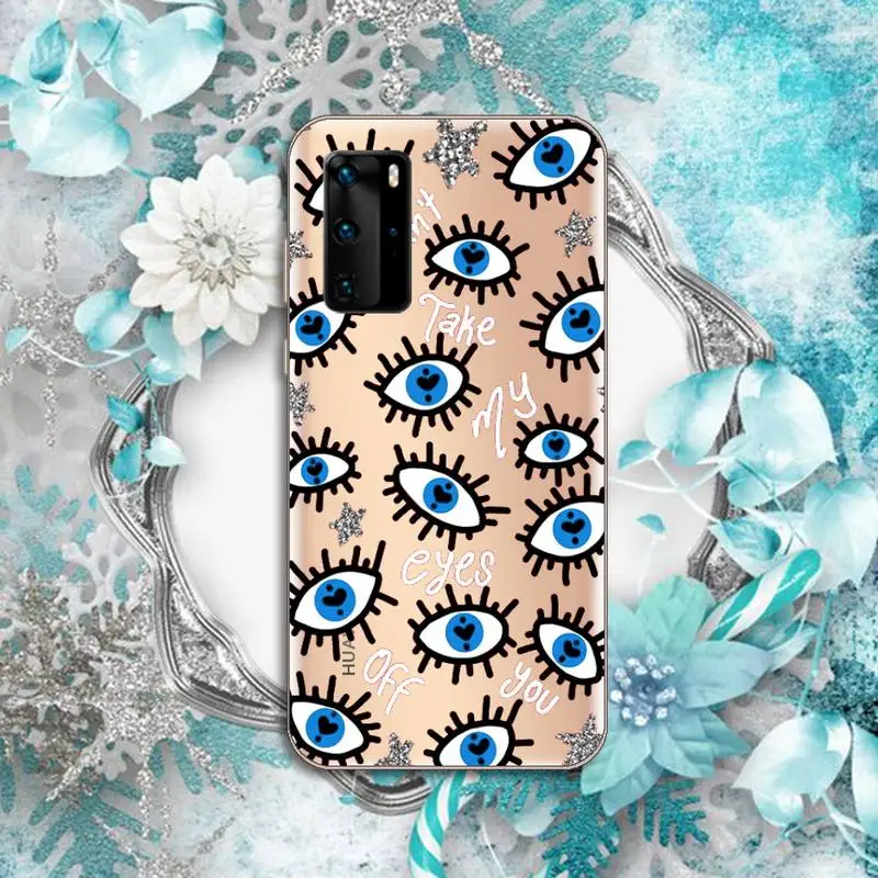 Lucky Evil Eye Phone Case Transparent for Huawei P honor 8 10i 20 30 40 smart 2019 high quality Anti-fall capa
Lucky Evil Eye Phone Case Transparent for Huawei P honor 8 10i 20 30 40 smart 2019 high quality Anti-fall capa