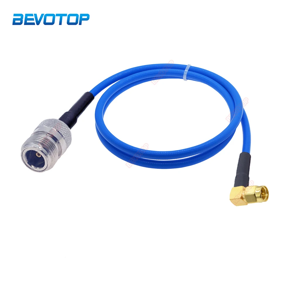 RG402 N Female to SMA Male 90 Degree Connector Blue Jacket RG402 RF Coaxial Coax Cable 50ohm 15/30/50CM 1/2/3/5/10/15/20M
RG402 N Female to SMA Male 90 Degree Connector Blue Jacket RG402 RF Coaxial Coax Cable 50ohm 15/30/50CM 1/2/3/5/10/15/20M