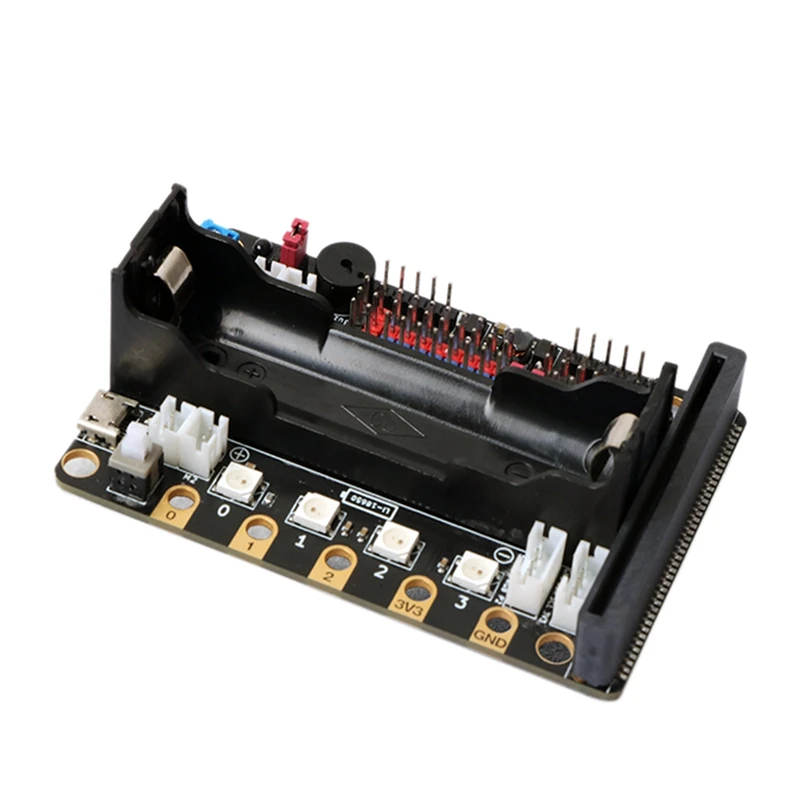Удлинительная плата для Micro:Bit V2.0, поддержка 8 сервоприводов и 4 двигателей постоянного тока, со встроенным инфракрасным приемником и 4 RGB-ламп...
Удлинительная плата для Micro:Bit V2.0, поддержка 8 сервоприводов и 4 двигателей постоянного тока, со встроенным инфракрасным приемником и 4 RGB-ламп...