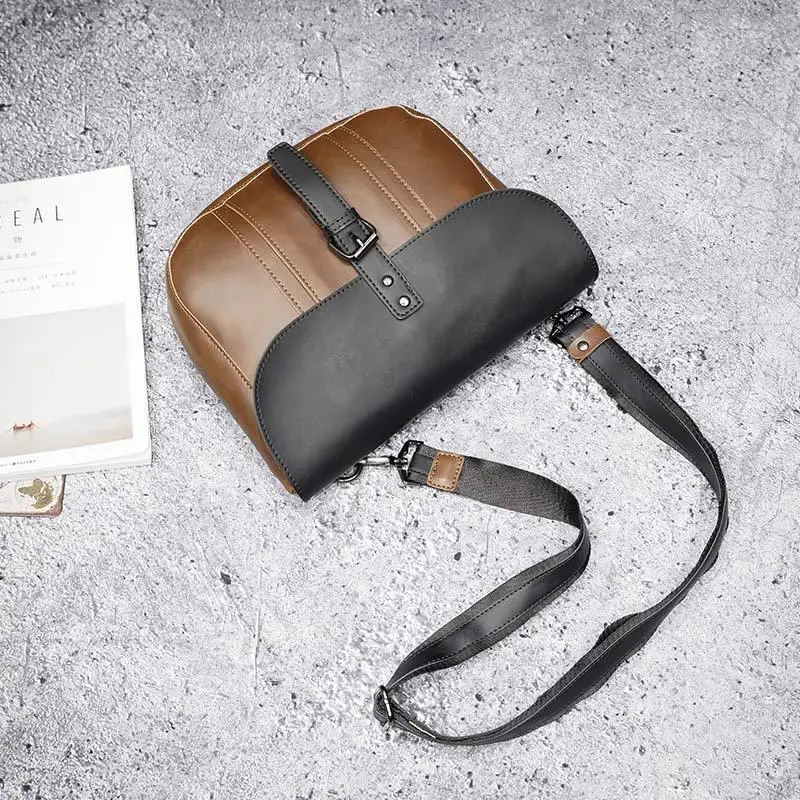 KUDIAN BEAR Leather Men Saddle Bag Fashion Shoulder Bag Crossbody Bag Black Messenger Bags Male Casual Handbags BIX445 PM49
KUDIAN BEAR Leather Men Saddle Bag Fashion Shoulder Bag Crossbody Bag Black Messenger Bags Male Casual Handbags BIX445 PM49