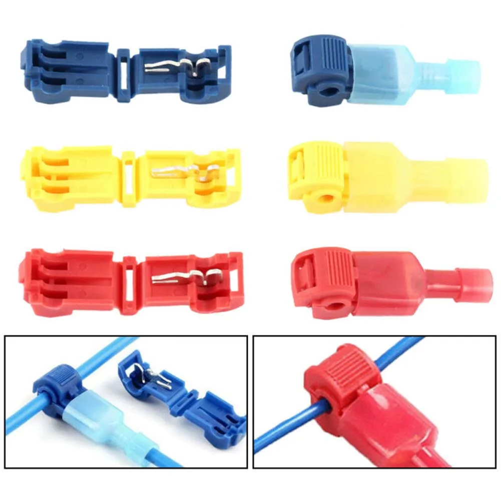 60PCS Terminals Connectors Quick Splice Wire Connector Lock T Tap Wire Female Spade Connector Joint Crimp Cable With Box
60PCS Terminals Connectors Quick Splice Wire Connector Lock T Tap Wire Female Spade Connector Joint Crimp Cable With Box