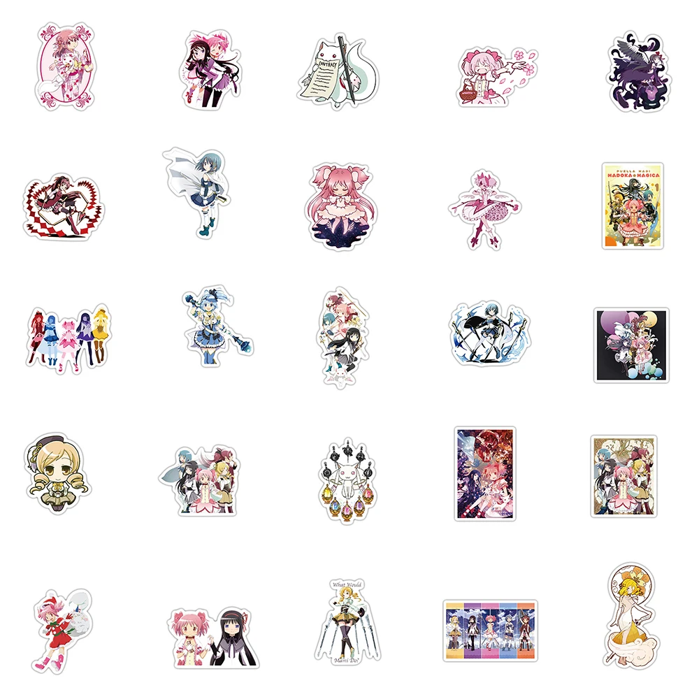 10/30/50 шт. аниме Puella Magi Madoka Magica стикеры s наклейки DIY скейтборд холодильник гитара