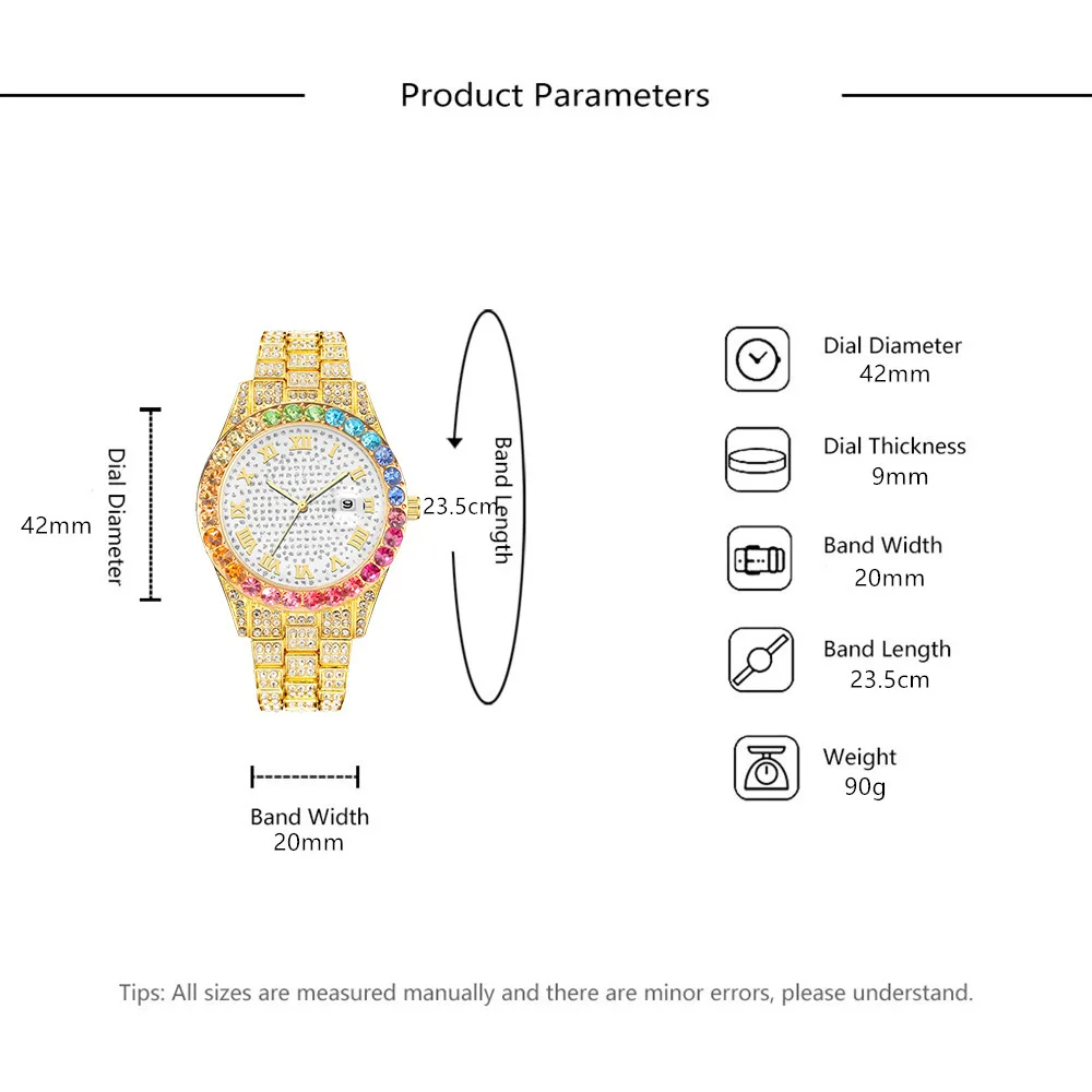 Luxury fashion gypsophila color rhinestone casual men's and women's steel band watch Roman scale calendar masonry watch
Luxury fashion gypsophila color rhinestone casual men's and women's steel band watch Roman scale calendar masonry watch
