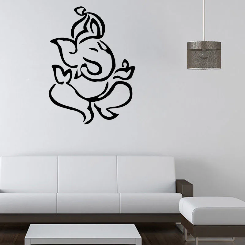 WJWY Indian Religious Elephant Head Wall Stickers Ganesha Pattern Vinyl Wall Art Decals Yoga Living Room Bedroom Home Decor
WJWY Indian Religious Elephant Head Wall Stickers Ganesha Pattern Vinyl Wall Art Decals Yoga Living Room Bedroom Home Decor