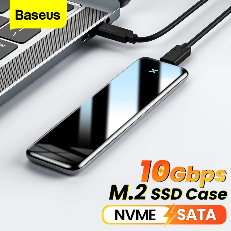 Корпус Baseus M.2 NVME для SSD-накопителя, Твердотельный накопитель типа C, чехол для M/M + B Key 10 Гбит/с M2 SATA SSD, внешний корпус, док-станция
Корпус Baseus M.2 NVME для SSD-накопителя, Твердотельный накопитель типа C, чехол для M/M + B Key 10 Гбит/с M2 SATA SSD, внешний корпус, док-станция
